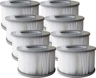 No Brand Adecuado Para Cartuchos De Filtro De Piscina Mspa (modelo 2020), Filtros Para Spas Y Filtros Para Piscinas Inflables, Paquete De 8 Unidades