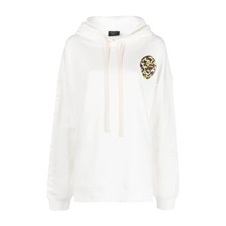 Joshua Sanders Hoodie White - Dames - Hoodies - Wit - S - Katoen - Hoodies & sweatvesten