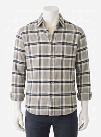 Faherty Movement Flannel Shirt In Prospect Creek Plaid