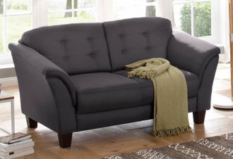 HOME AFFAIRE 2-Sitzer »Trondheim« mit Federkern, Knopfheftung im Rücken, Füsse Buche