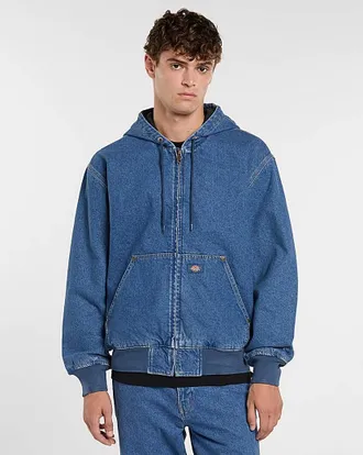 Dickies Lined Denim Hooded Bomber