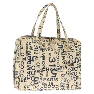 Chanel Borsa Weekend in Tela Pre-owned - - Pre-owned - Donna - Beige - ONE SIZE