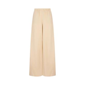 Max Mara Wide Trousers, female, Brown, Size: 2XS Moro Wide Trousers