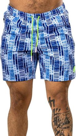 Maceoo Marthyr Swim Trunks in Blue at Nordstrom, Size 5