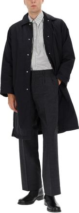 Sunflower Nylon Raincoat - Black