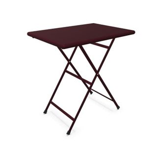 Emu Arc En Ciel Tavolo Rettangolare Pieghevole 70X50 Rosso Intenso