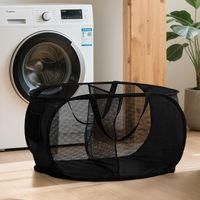 OEM Questi Vestiti Pieghevoli - Tipo Pop-up, Con Aste E Scomparti, Doppia Rete, Traspirante, Nero-crezuo