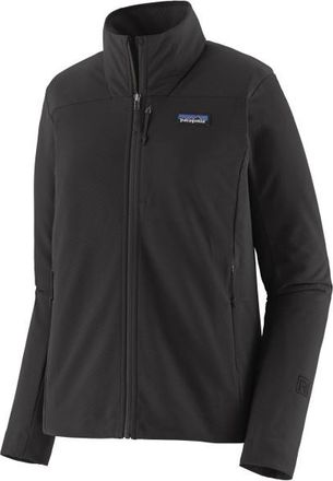 Patagonia R1 Crossstrata Jacket Softshelljacke f&uuml;r Damen | schwarz