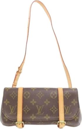 Louis Vuitton Pre-owned Shoulder Bags, female, Brown, Size: ONE SIZE Pre-owned Canvas louis-vuitton-bags