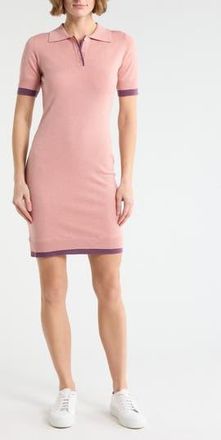 Area Stars Trim Polo Dress in Blush Dark Purple at Nordstrom Rack, Size X-Small