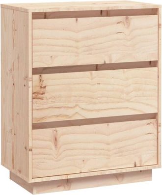 vidaXL Aparador de madera maciza de pino 60x34x75 cm Vidaxl
