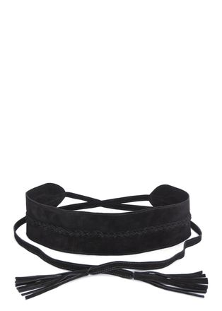 Lascana Tailleng&uuml;rtel LASCANA Lederg&uuml;rtel, Damen, Gr. L, schwarz, Rindsleder, unifarben, G&uuml;rtel Tailleng&uuml;rtel, Velourslederg&uuml;rtel, Bindeg&uuml;rtel, Shapingeffekt,