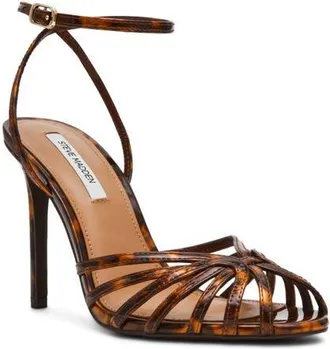 Steve Madden Mizuna Ankle Strap Sandal in Tortoise at Nordstrom, Size 7.5