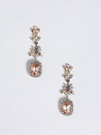 Dsquared2 Orecchini Dsquared2 in ottone con strass incastonati