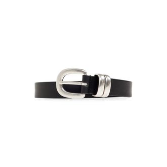 By Malene Birger Belts, female, Black, Size: ONE SIZE Zoilo Leather Belt