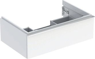 Keramag Keramag - Geberit iCon armoire basse pour lavabo, 1 tiroir, 74x24,7x47,6