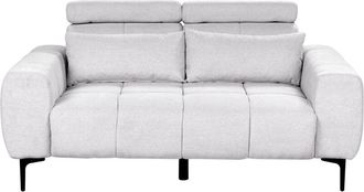 Beliani Sofa 2 Seater VEGAMO Fabric Grey