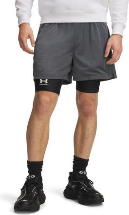 Under Armour Icon Mesh Shorts in Pitch Gray at Nordstrom, Size Xx-Large