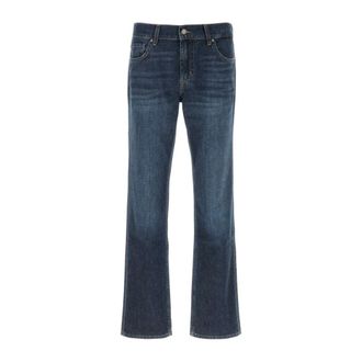 7 For All Mankind Flared Jeans, male, Blue, Size: W38 The Straight