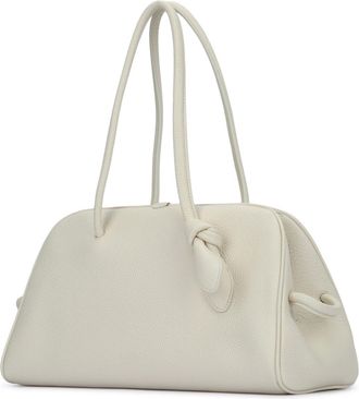 Jacquemus Womens Turismo Shoulder Bag Beige Cotton Principal Calf