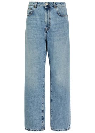 R&oacute;he Signature Baggy Straight-leg Jeans - Blue - 40 (UK12 / M)