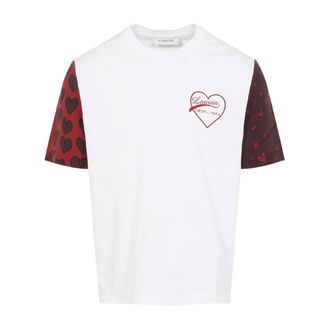 Lanvin Tops, Heren, Veelkleurig, M, Katoen, T-shirt