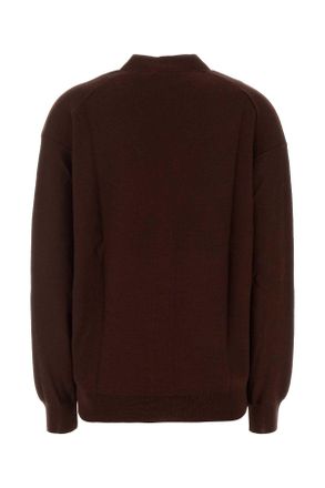 Christophe Lemaire Relaxed Twisted Cardigan - Brown