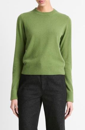 Vince Cashmere Crewneck Sweater in Sycamore at Nordstrom Rack, Size Xx-Small