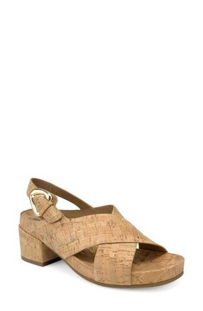 Aerosoles Chrystie Slingback Sandal in Natural at Nordstrom, Size 6.5