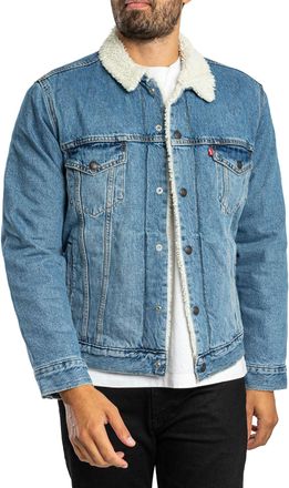 Levi's Type 3 Sherpa Trucker Jacket, Blauw