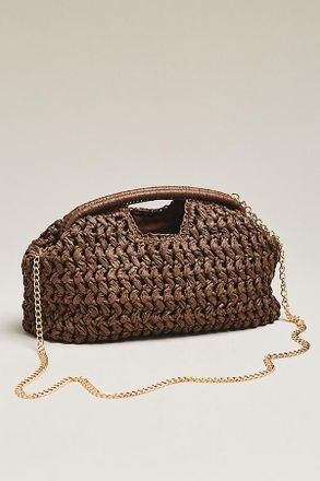 Urban Expression Lani Raffia Clutch