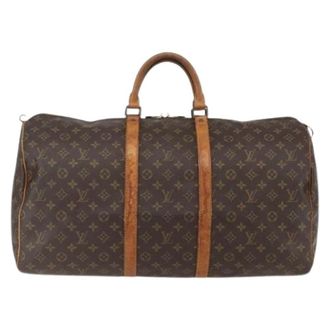 Louis Vuitton Pre-owned Canvas Weekend Bag - unisex - Louis Vuitton Vintage - Vintage Weekend Bags - Brown - ONE SIZE - Pre-owned