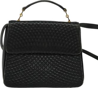 Bally Black Leather Handbag (Pre-Owned)