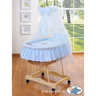 OEM Mois&eacute;s Con Dosel - Azul Buenas Noches