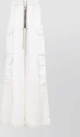 Rick Owens cargo pocket wide leg trousers