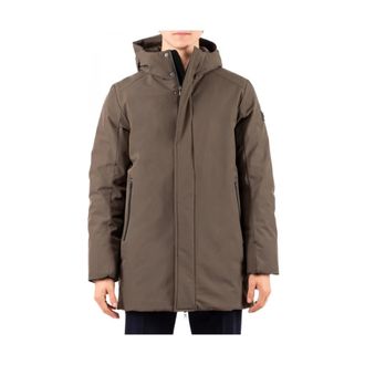 Canadian Jassen, Heren, Groen, XL, Leer, Parka met Capuchon