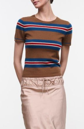 Staud Easy Striped Cashmere Sweater in Savoy Stripe at Nordstrom, Size X-Small