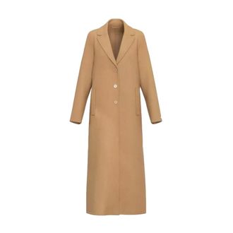 Marella Emmacciuga Jas - Dames - Mantels - Beige - Maat: M Leer