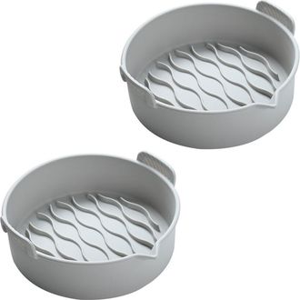 OEM Almohadillas De Silicona Para Freidora De Aire, 2 Unidades, Color Gris, 19,8 Cm (7,8 Pulgadas)
