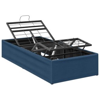 vidaXL Telaio Letto Elettrico Regolabile Blu 190 X 90 X 33,5 Cm Vidaxl