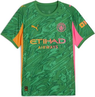 Puma Mens Manchester City FC 2025/26 Goalkeeper Jersey - Green - Size: 3XL