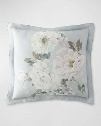 Designers Guild Fleur Blanche Platinum Euro Sham