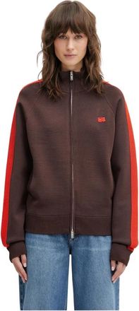 Wales Bonner Wales Bonner, Dames, Truien, Bruin, Maat: XS Viscose