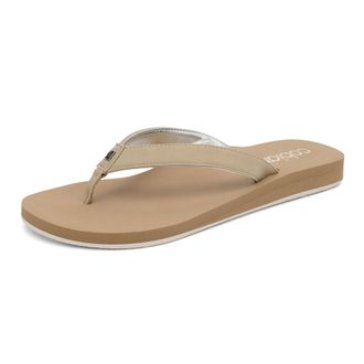 Cobian Womens Skinny Bounce Flip Flops, light brown, 8.5 UK