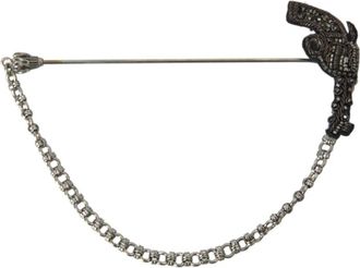 Dolce & Gabbana Revolver Gun Lapel Pin - Heren - Broches - Zwart - ONE Size - Accessoires