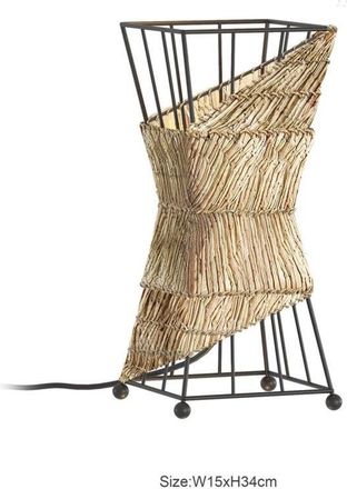 Nowa Lámpara de mesa negra 1x E14