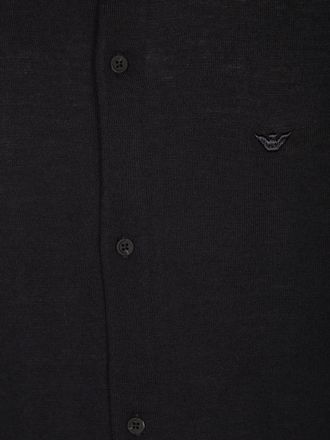 Emporio Armani Wool Shirt - Black
