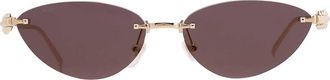 Cartier Clash de Cartier Grey Cat Eye Ladies Sunglasses CT0543S 002 58