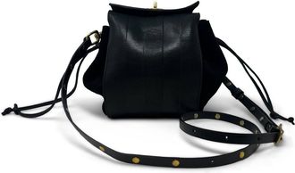 Kempton & Co. Womens Ascot Crossbody Bag In Black Heat Striped