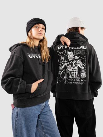 Vitriol Treshold Thrasher Boxy Hoodie zwart
